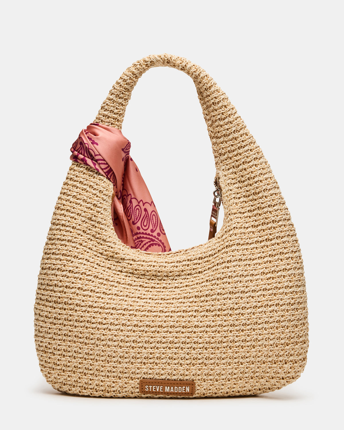 DAENA Bag Natural Crescent Shaped Straw Shoulder Bag | Steve Madden discount