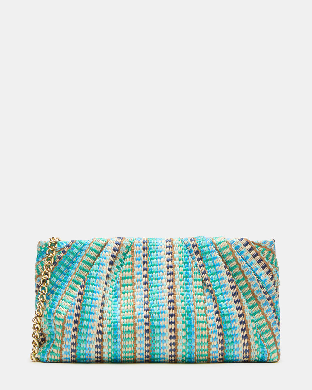 PALOMAA Bag Blue/Multi Straw Clutch Crossbody Handbag | Steve Madden online