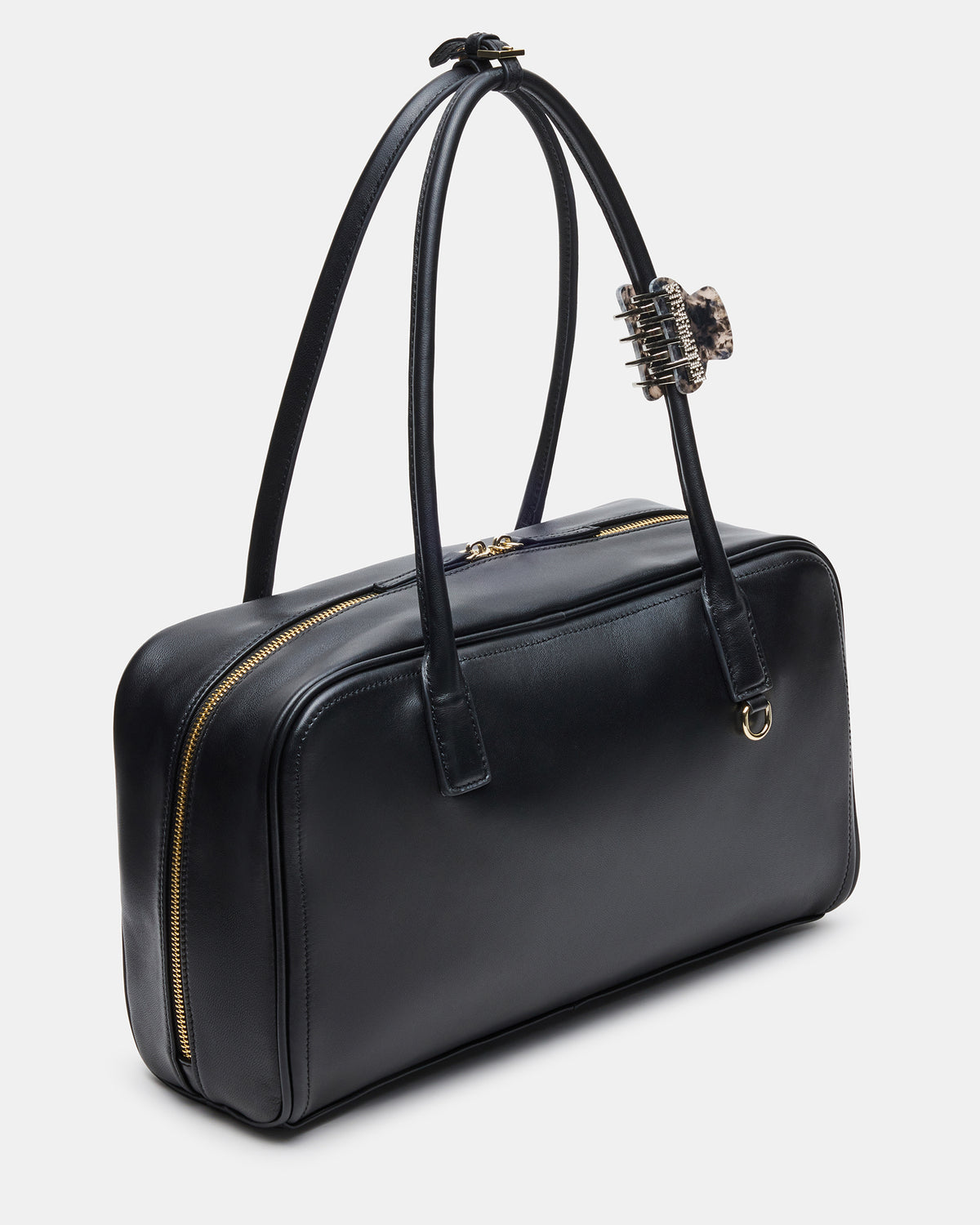 CANDICE Bag Black Shoulder Strap Box Satchel Handbag | Steve Madden near me