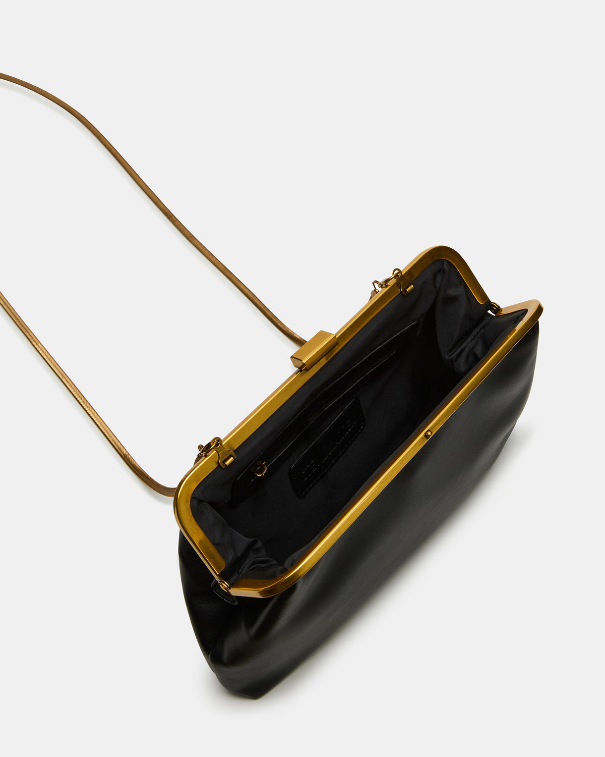 KISSES Bag Black Chain Strap Crossbody Clutch Handbag | Steve Madden online