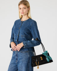 MILAN Bag Black Elongated Menswear-Inspired Shoulder Strap Handbag | Steve Madden for Sale