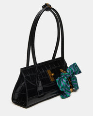 MILAN Bag Black Elongated Menswear-Inspired Shoulder Strap Handbag | Steve Madden for Sale