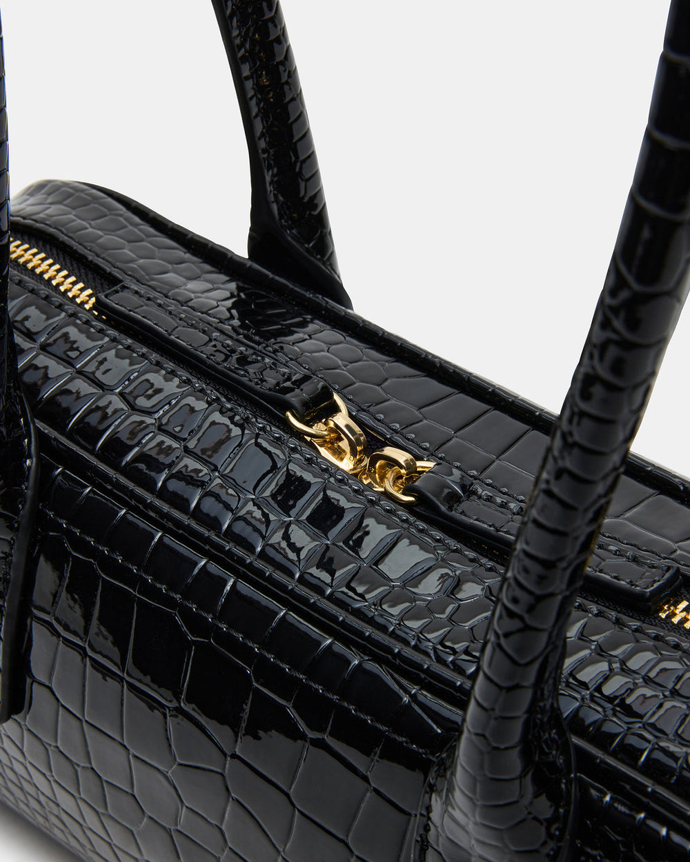 ANISE Bag Black Crocodile Elongated Shoulder Strap Handbag | Steve Madden near me