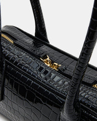 ANISE Bag Black Crocodile Elongated Shoulder Strap Handbag | Steve Madden near me
