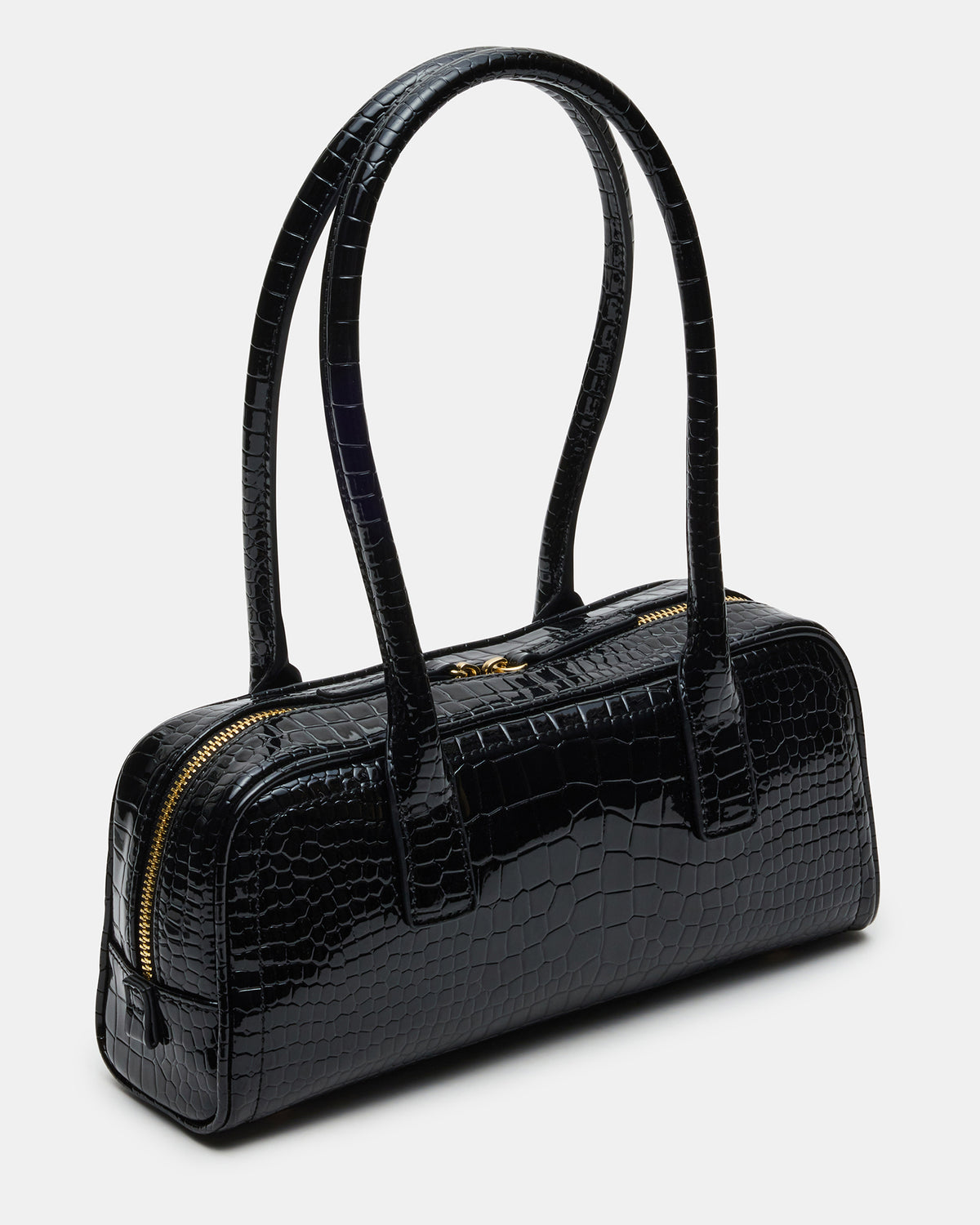 ANISE Bag Black Crocodile Elongated Shoulder Strap Handbag | Steve Madden near me