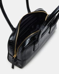 ANISE Bag Black Crocodile Elongated Shoulder Strap Handbag | Steve Madden near me