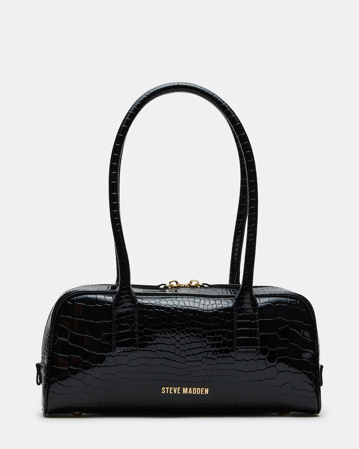 ANISE Bag Black Crocodile Elongated Shoulder Strap Handbag | Steve Madden near me