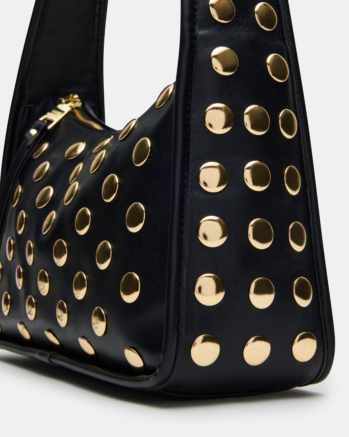 CHEYANN Bag Black Hobo Dome-Studded Shoulder Strap Women's Handbag | Steve Madden online