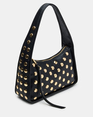 CHEYANN Bag Black Hobo Dome-Studded Shoulder Strap Women's Handbag | Steve Madden online