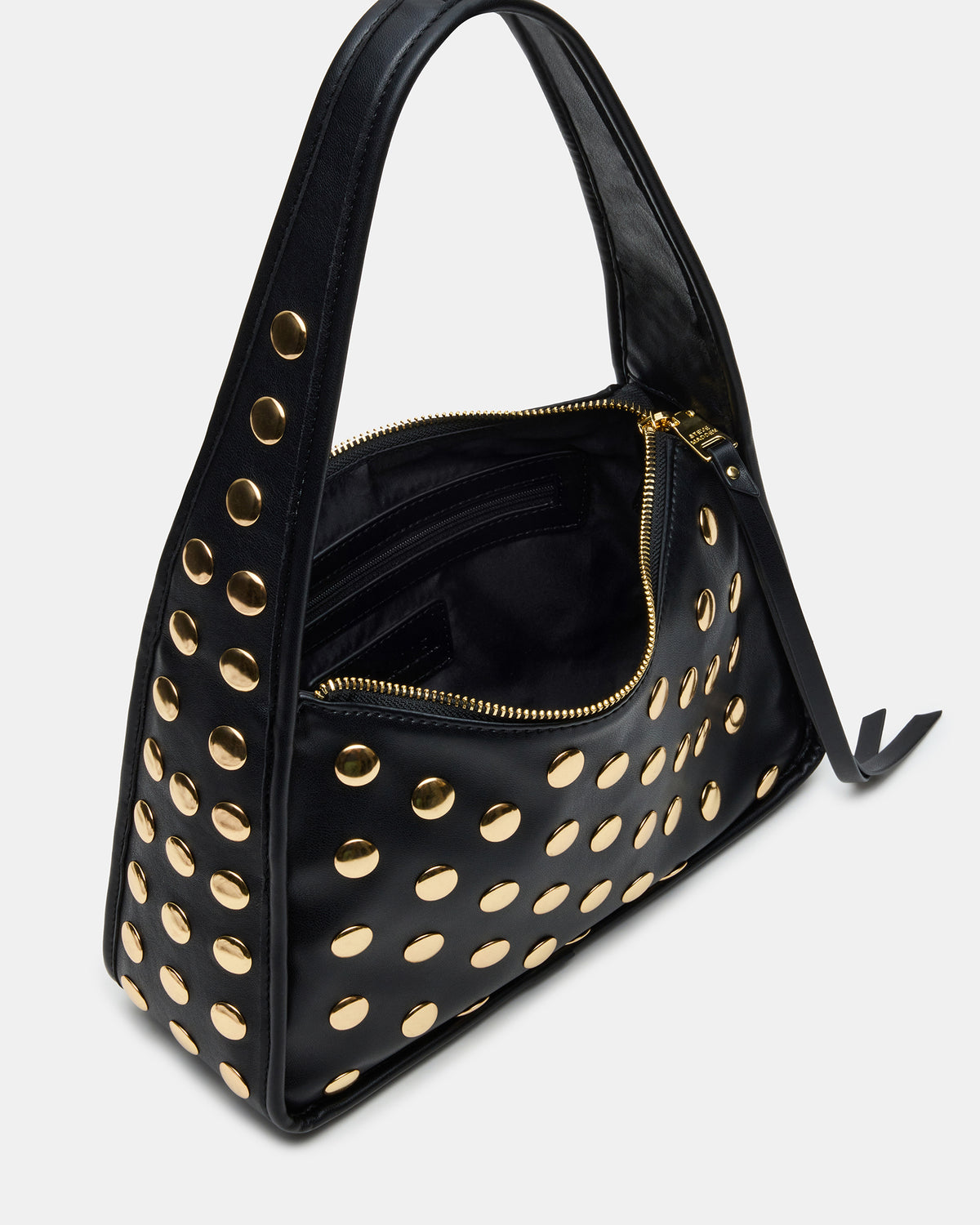 CHEYANN Bag Black Hobo Dome-Studded Shoulder Strap Women's Handbag | Steve Madden online