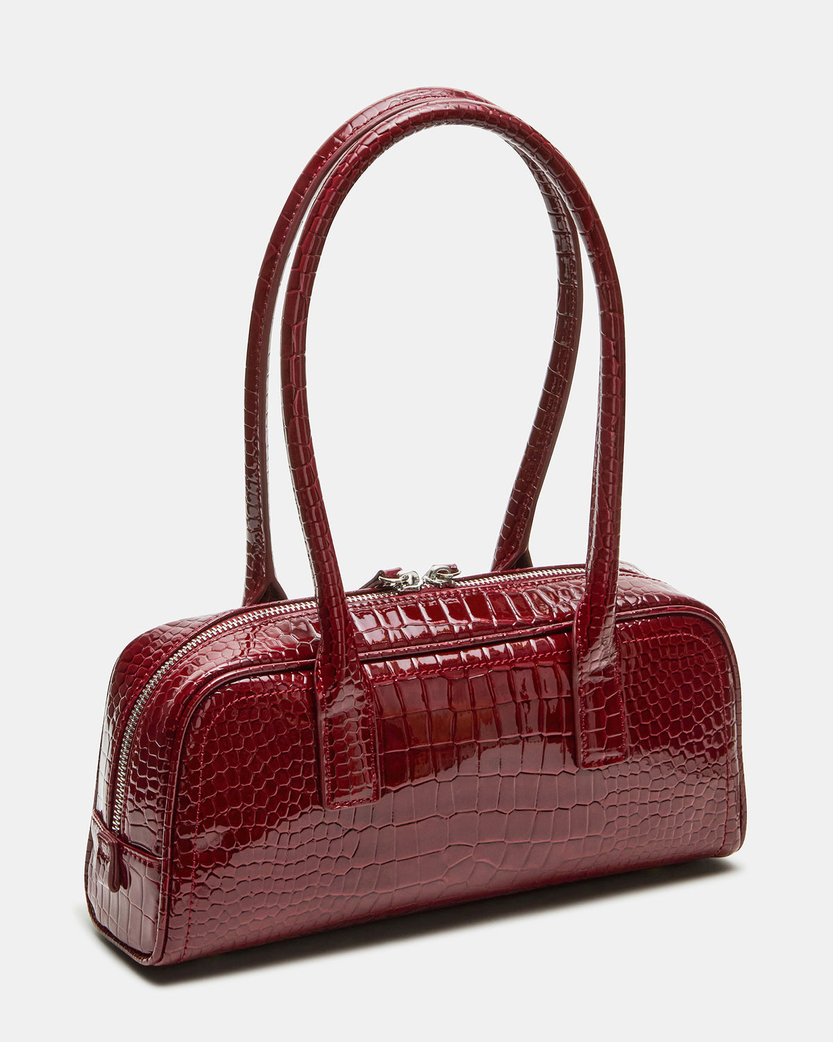 ANISE Bag Red Crocodile Elongated Shoulder Strap Handbag | Steve Madden on Sale