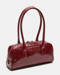 ANISE Bag Red Crocodile Elongated Shoulder Strap Handbag | Steve Madden on Sale