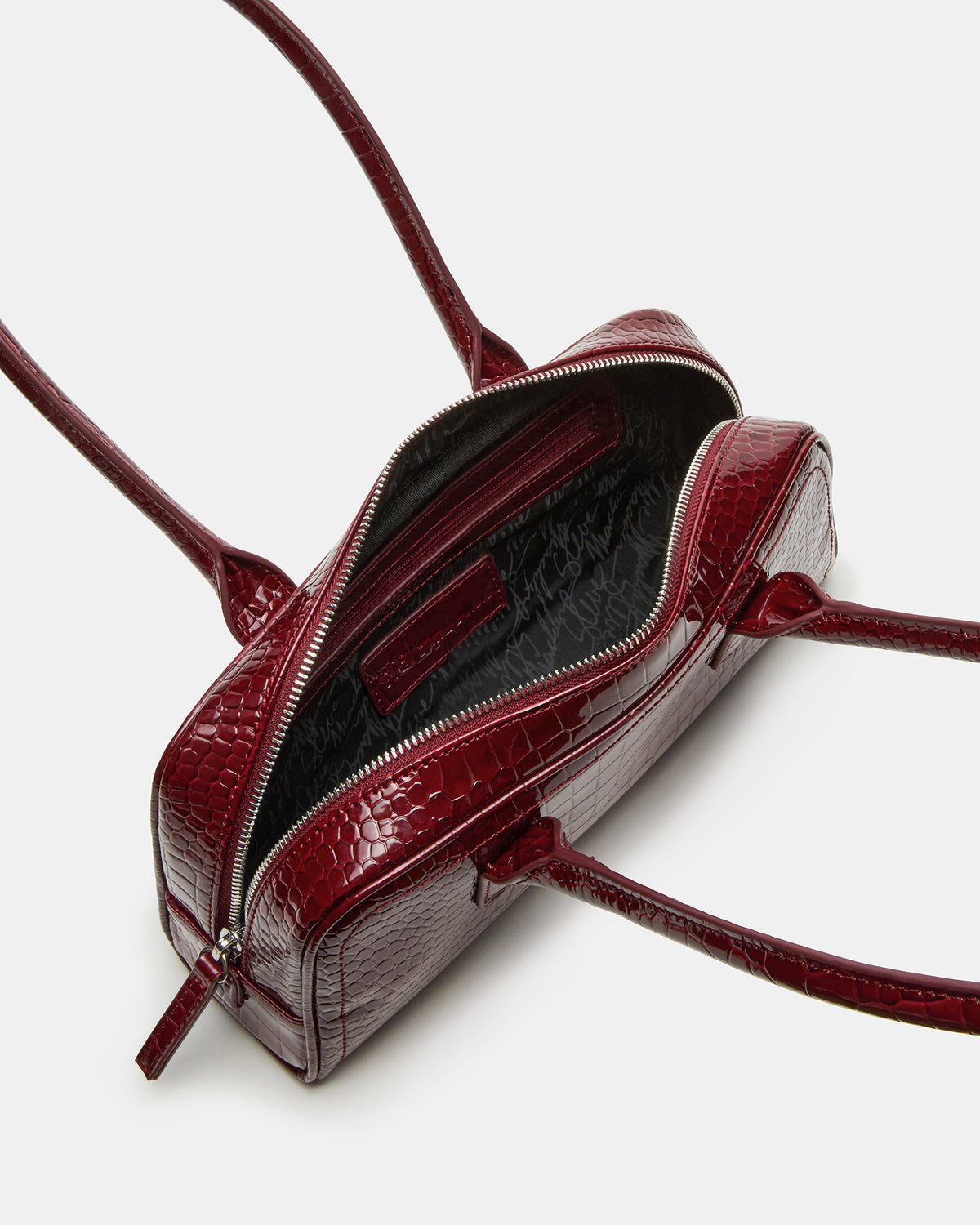 ANISE Bag Red Crocodile Elongated Shoulder Strap Handbag | Steve Madden on Sale