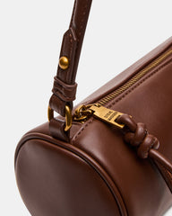 PRIYA Bag Brown Mini Barrel Shoulder Handbag | Steve Madden discount