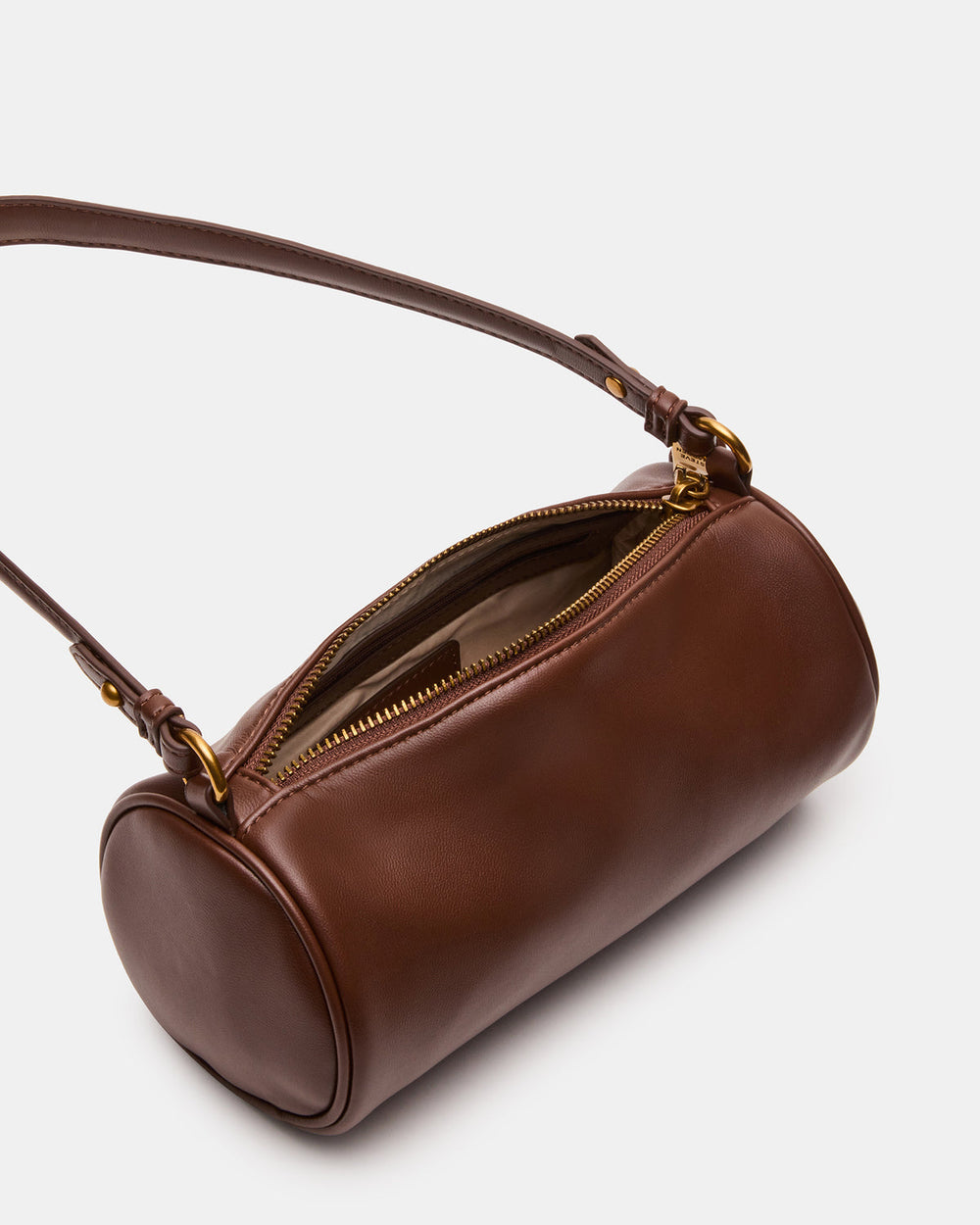 PRIYA Bag Brown Mini Barrel Shoulder Handbag | Steve Madden discount
