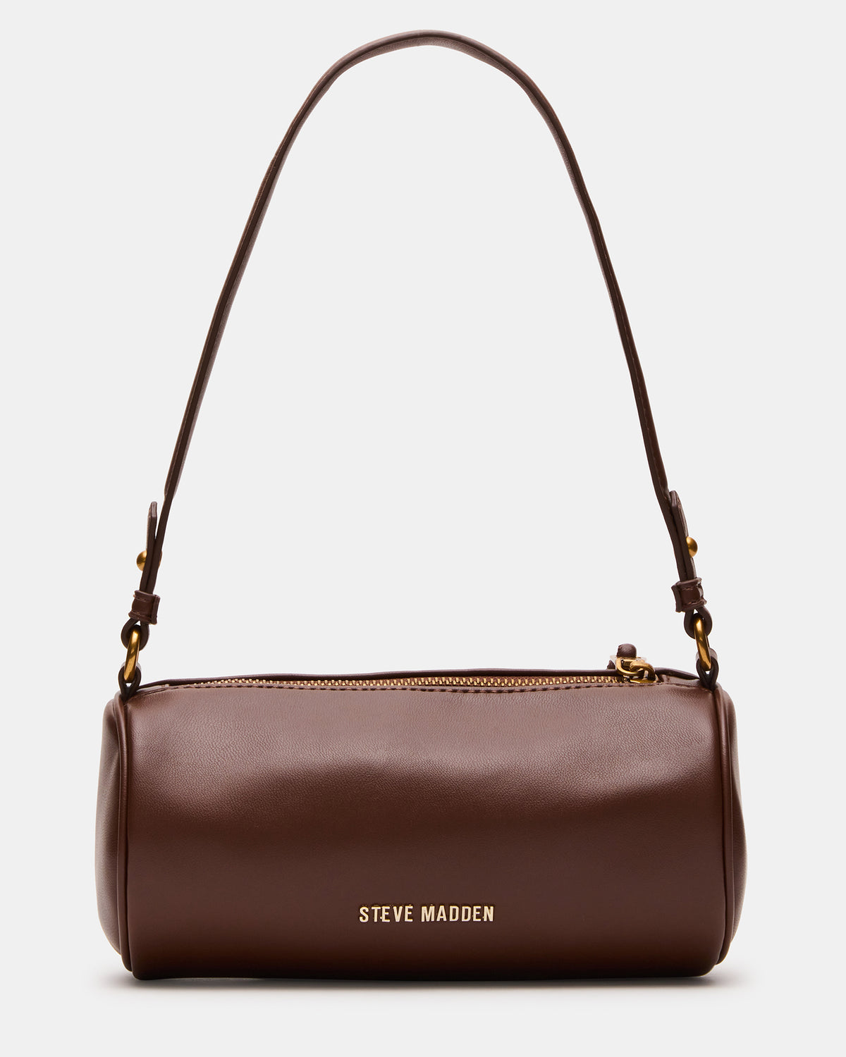 PRIYA Bag Brown Mini Barrel Shoulder Handbag | Steve Madden discount