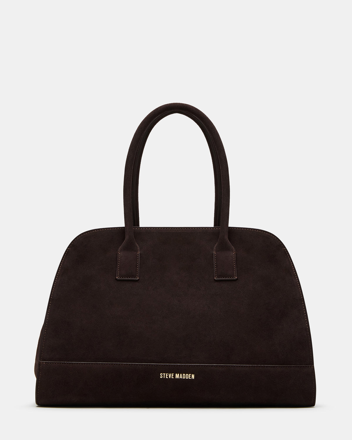 HEIDEE Bag Brown Suede | Women's Shoulder Strap Tote Handbag | Steve Madden online