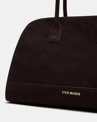 HEIDEE Bag Brown Suede | Women's Shoulder Strap Tote Handbag | Steve Madden online