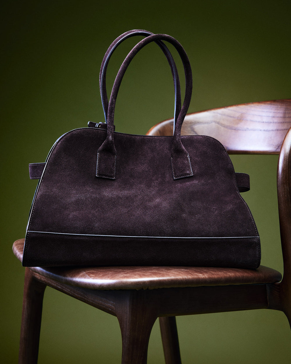 HEIDEE Bag Brown Suede | Women's Shoulder Strap Tote Handbag | Steve Madden online