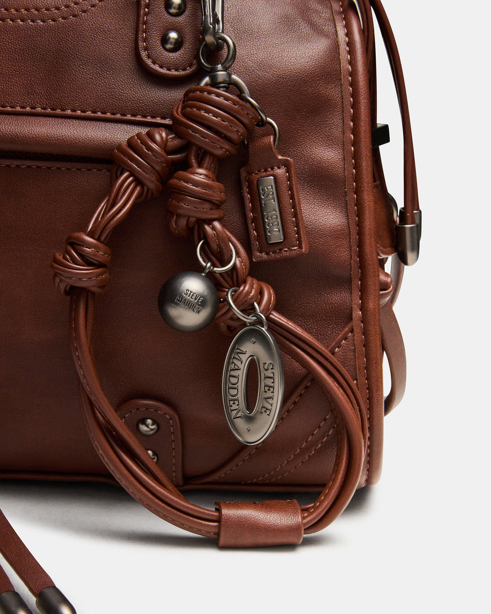 RIGGS BAG RUST Slouchy Top-Handle Crossbody Satchel Handbag | Steve Madden US