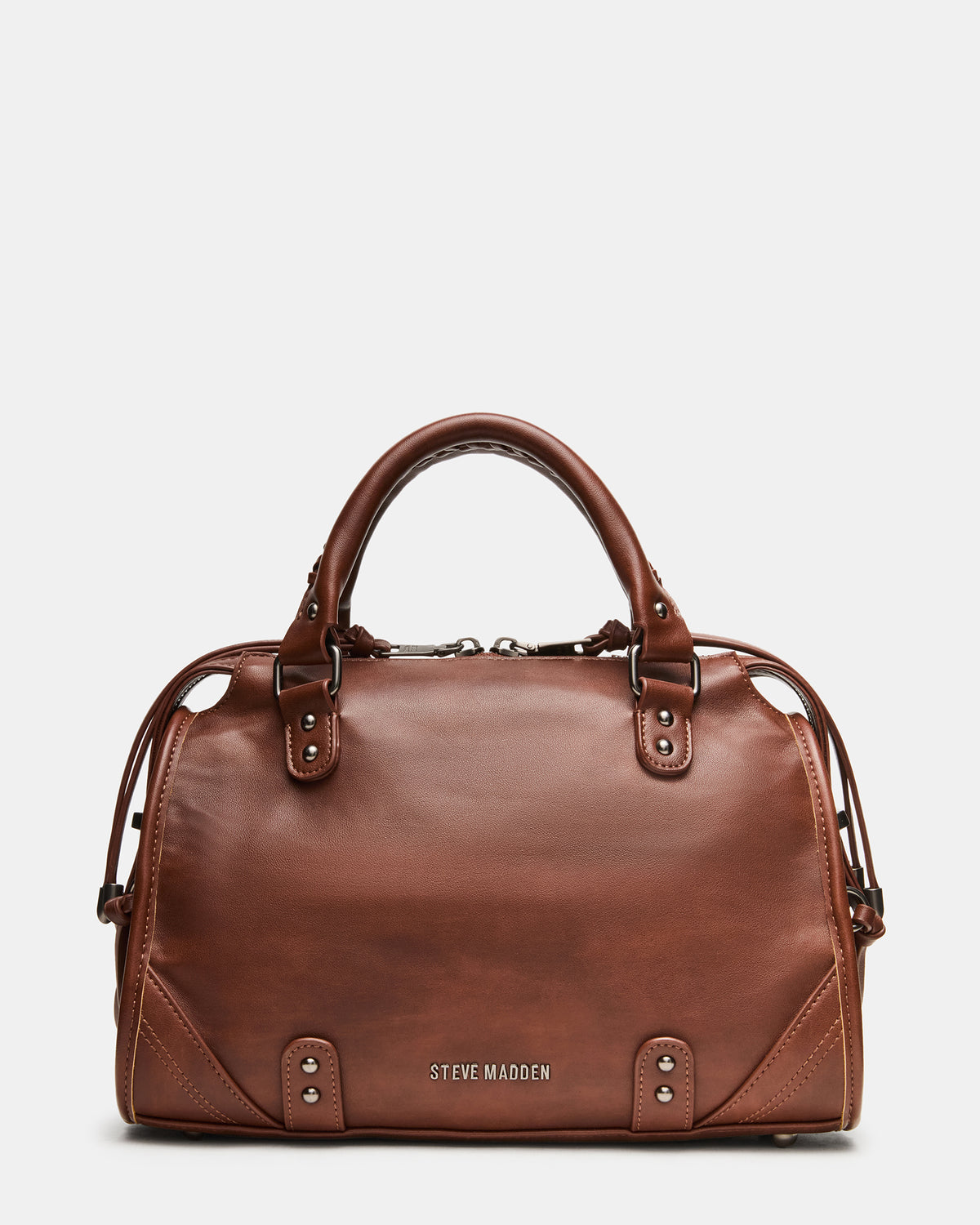RIGGS BAG RUST Slouchy Top-Handle Crossbody Satchel Handbag | Steve Madden US