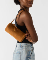 PRIYA Bag Tobacco Mini Barrel Shoulder Handbag | Steve Madden for Sale