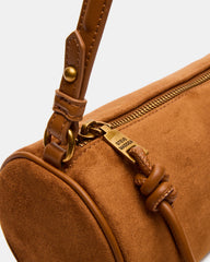 PRIYA Bag Tobacco Mini Barrel Shoulder Handbag | Steve Madden for Sale