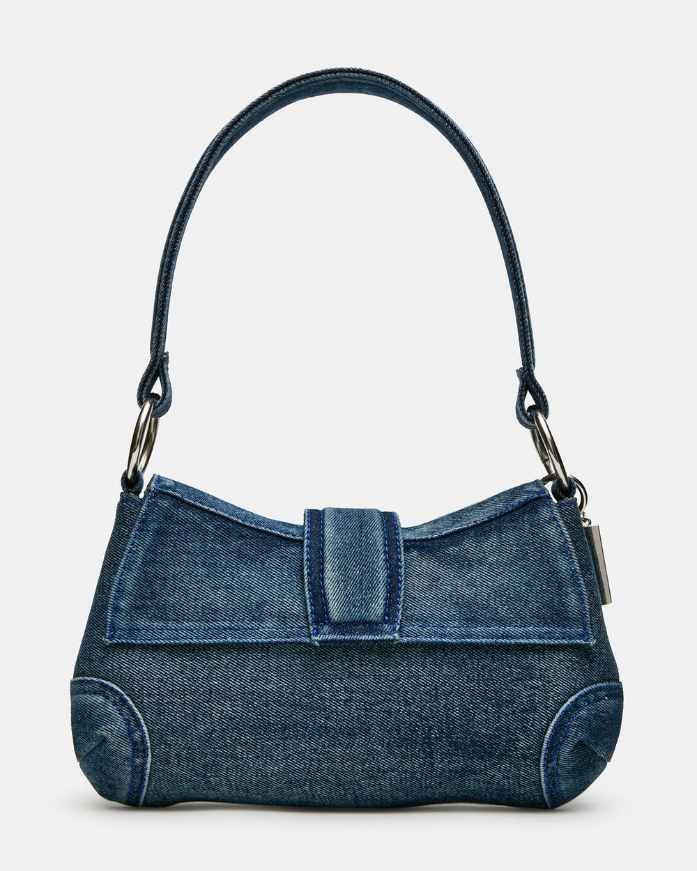 ALBANY Bag Denim/Blue Western-Inspired Denim Shoulder Handbag | Steve Madden on Sale