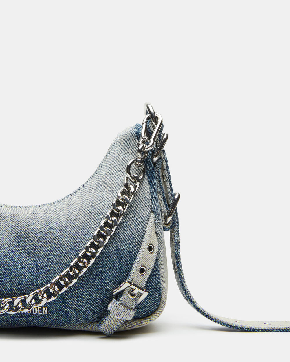 VITAL Denim Fabric Women's Shoulder Bag | Steve Madden near me