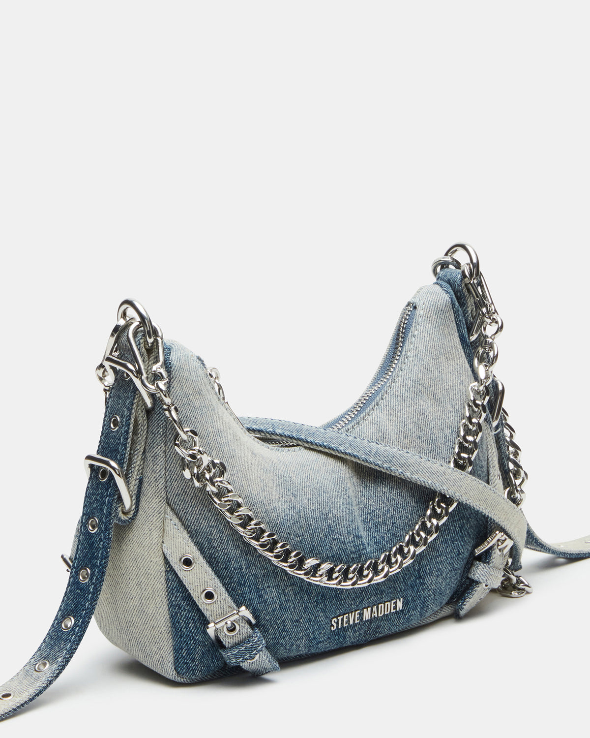 VITAL Denim Fabric Women's Shoulder Bag | Steve Madden near me