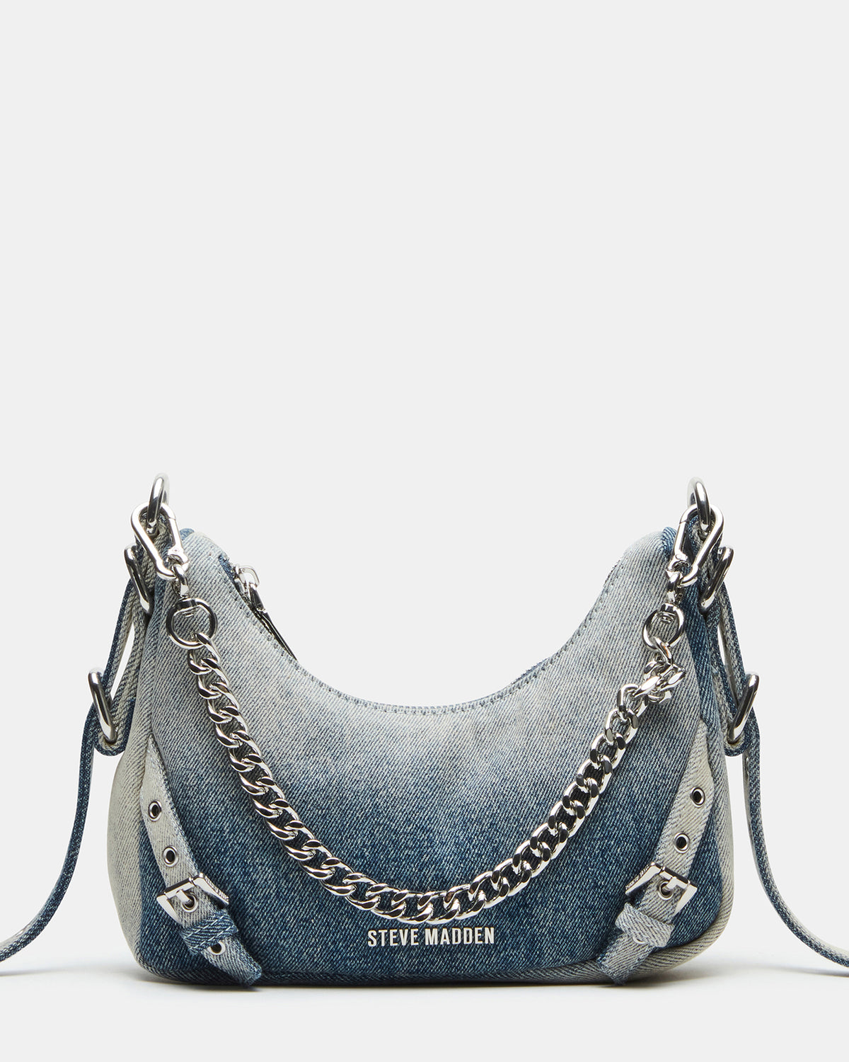 VITAL Denim Fabric Women's Shoulder Bag | Steve Madden near me