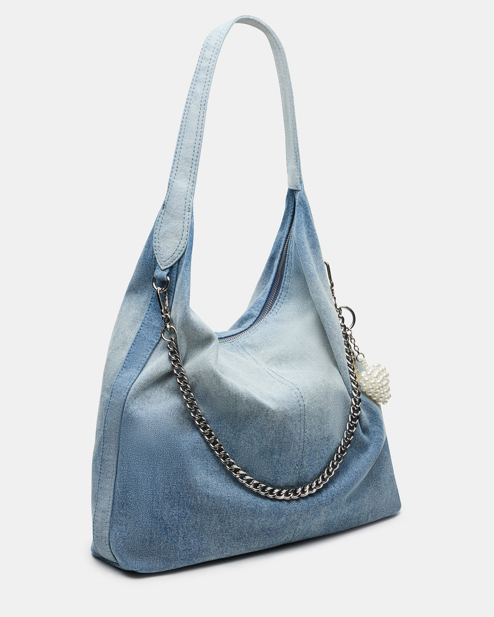 KREWE Bag Denim Slouchy Hobo Shoulder Strap Tote Handbag | Steve Madden online