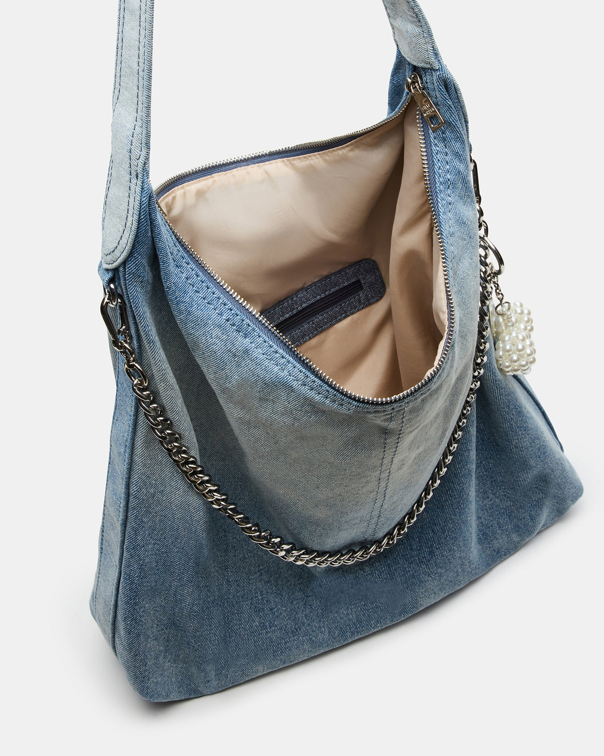 KREWE Bag Denim Slouchy Hobo Shoulder Strap Tote Handbag | Steve Madden online