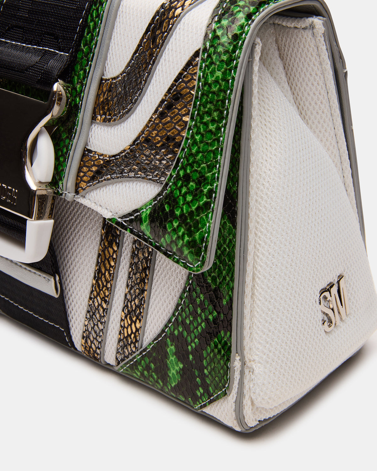 DIEGO Bag Green Metallic Crossbody Strap Women's Handbag | Steve Madden discount