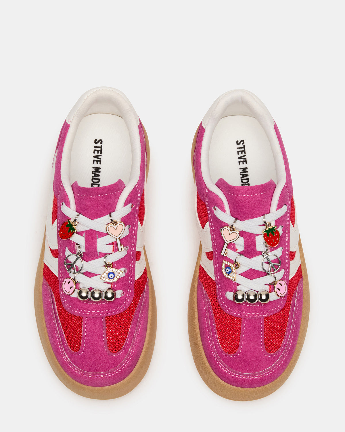 Kids' JERSEY Pink Girls' Low-Top Platform Sneaker | Steve Madden Sale