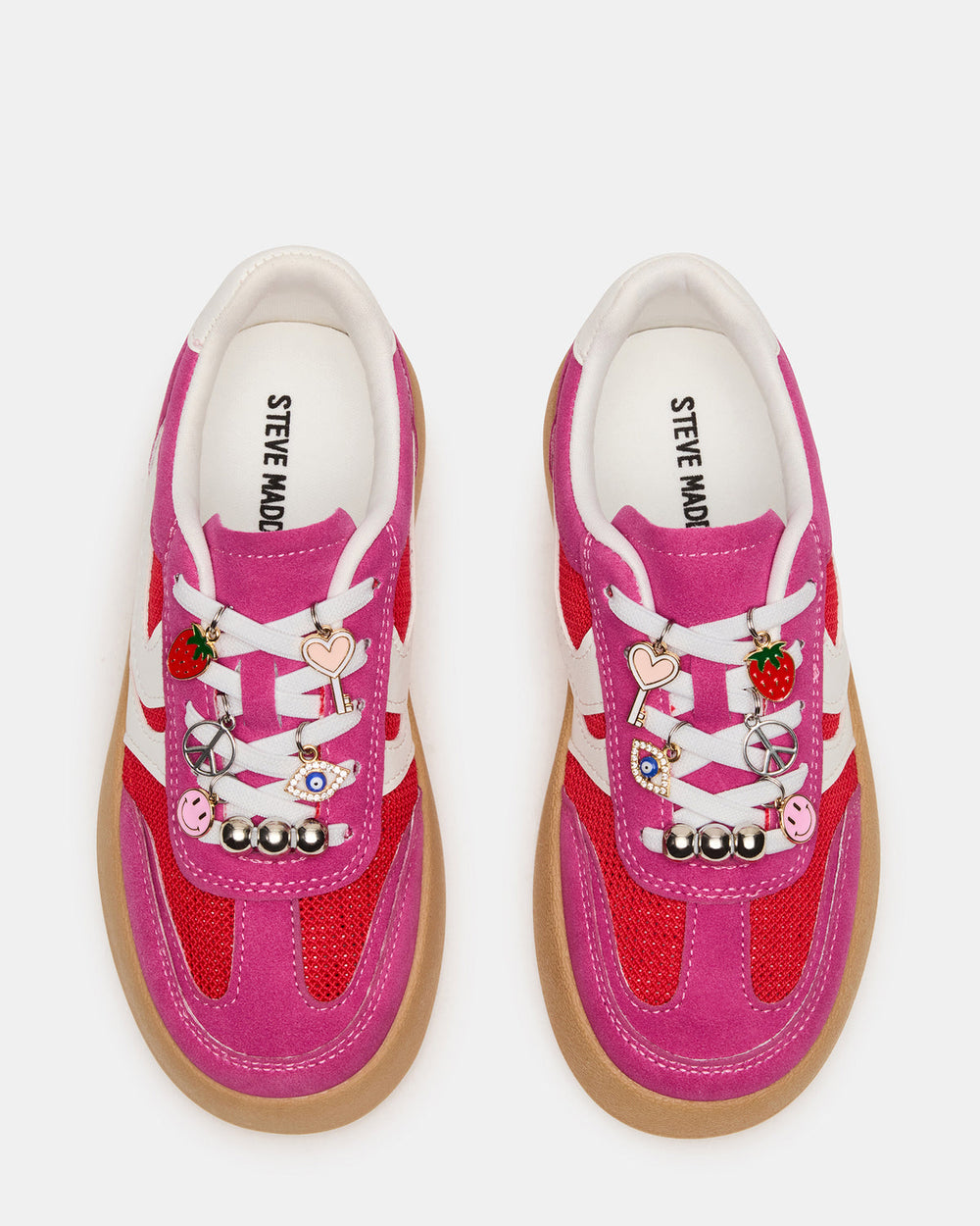 Kids' JERSEY Pink Girls' Low-Top Platform Sneaker | Steve Madden Sale