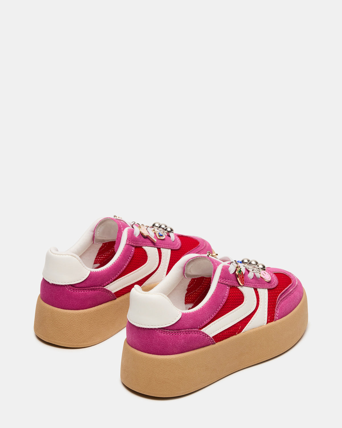Kids' JERSEY Pink Girls' Low-Top Platform Sneaker | Steve Madden Sale