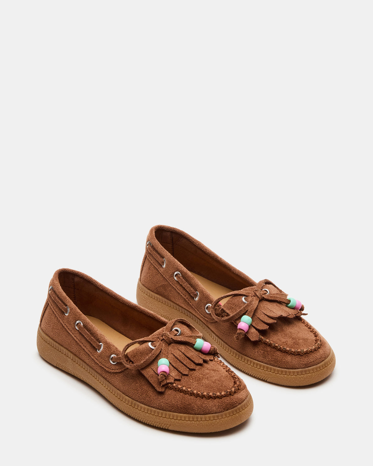 Kids' KRISP Cognac Girls' Boat Shoe Loafer | Steve Madden for Sale