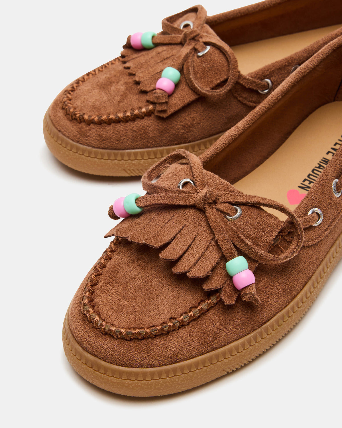 Kids' KRISP Cognac Girls' Boat Shoe Loafer | Steve Madden for Sale