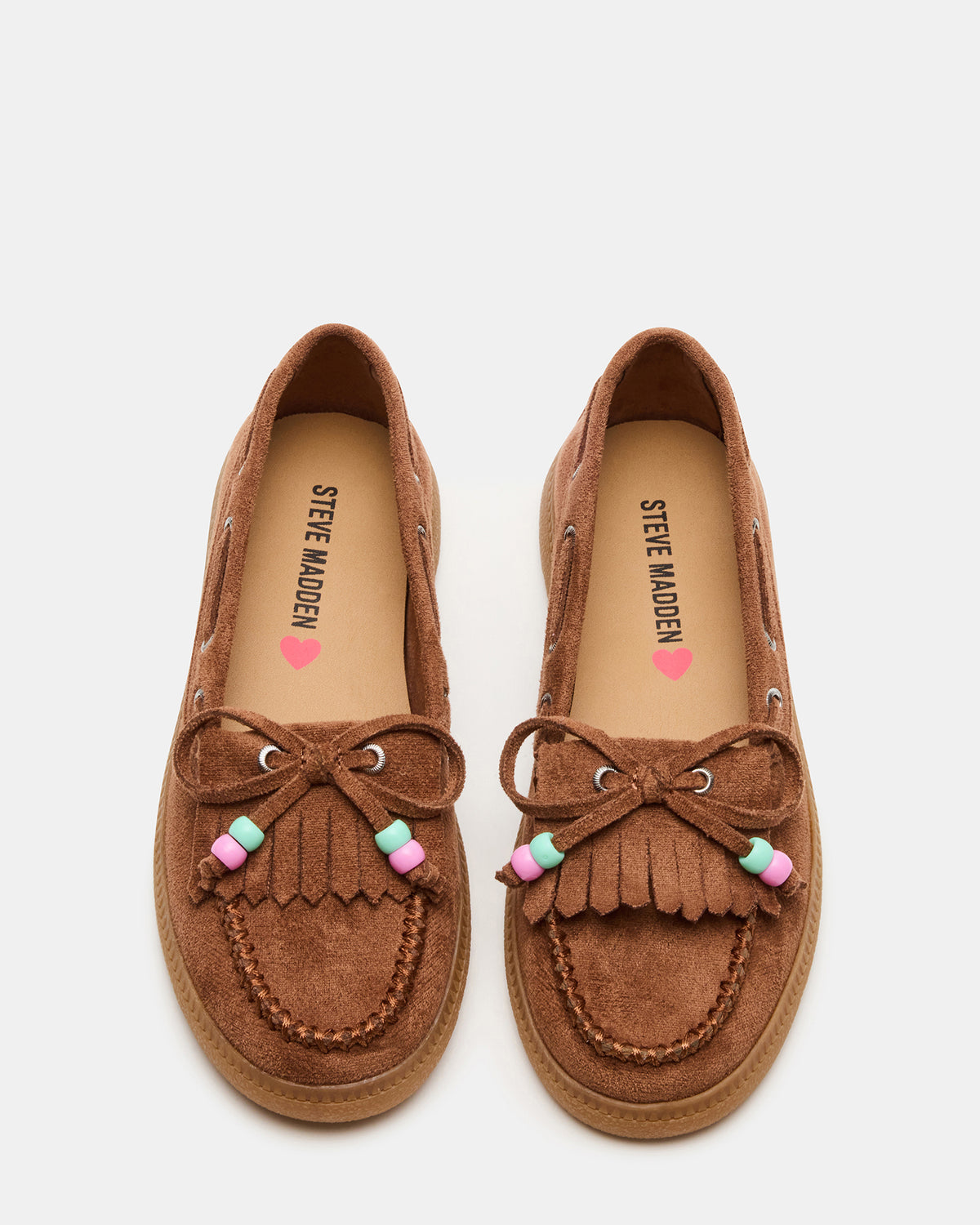 Kids' KRISP Cognac Girls' Boat Shoe Loafer | Steve Madden for Sale
