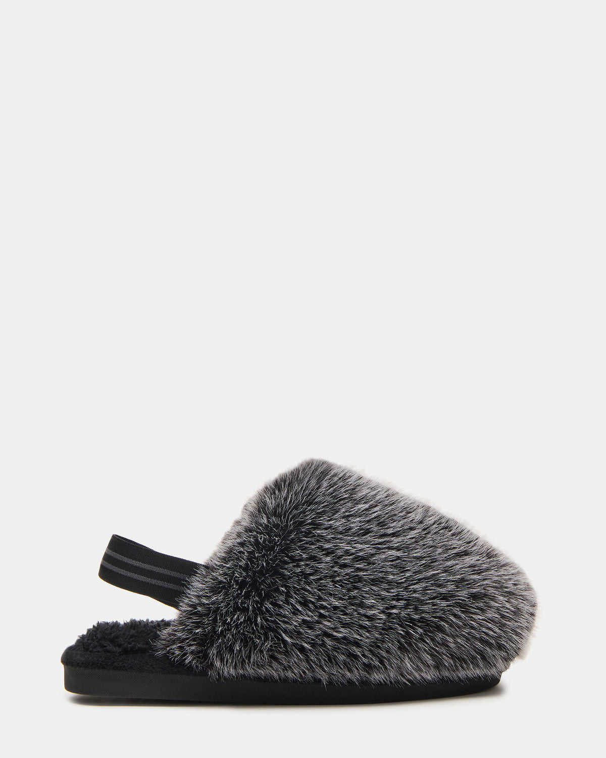 Kids' POOF Grey Slip-On Faux Fur Girls' Flat | Steve Madden near me