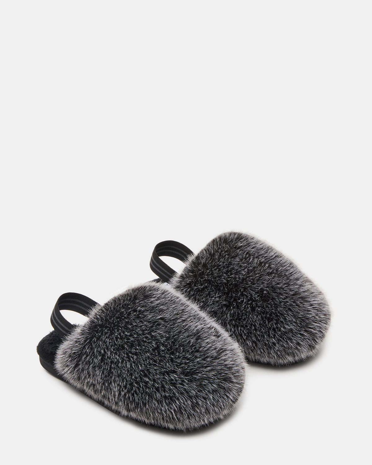Kids' POOF Grey Slip-On Faux Fur Girls' Flat | Steve Madden near me