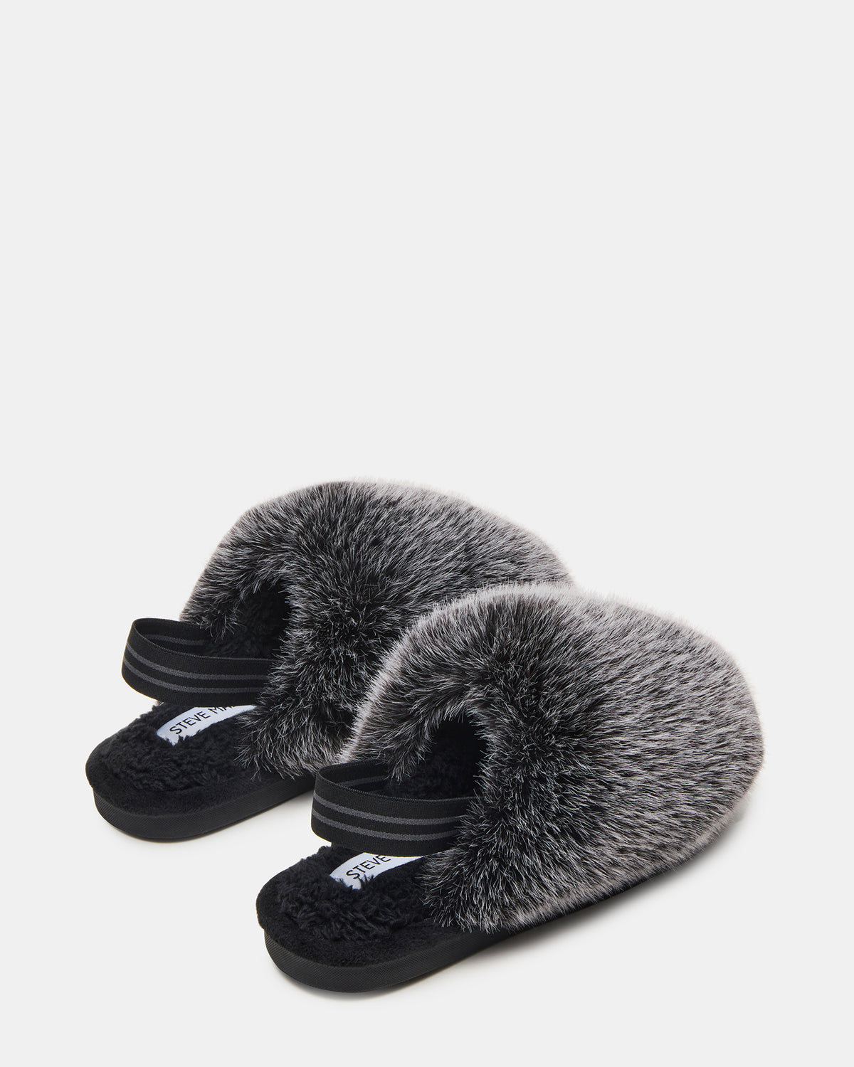 Kids' POOF Grey Slip-On Faux Fur Girls' Flat | Steve Madden near me