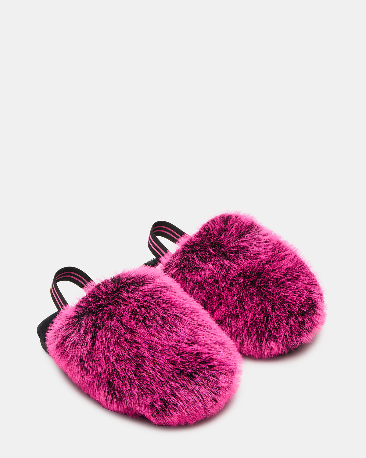 Kids' POOF Fushia Slip-On Faux Fur Girls' Flat | Steve Madden discount