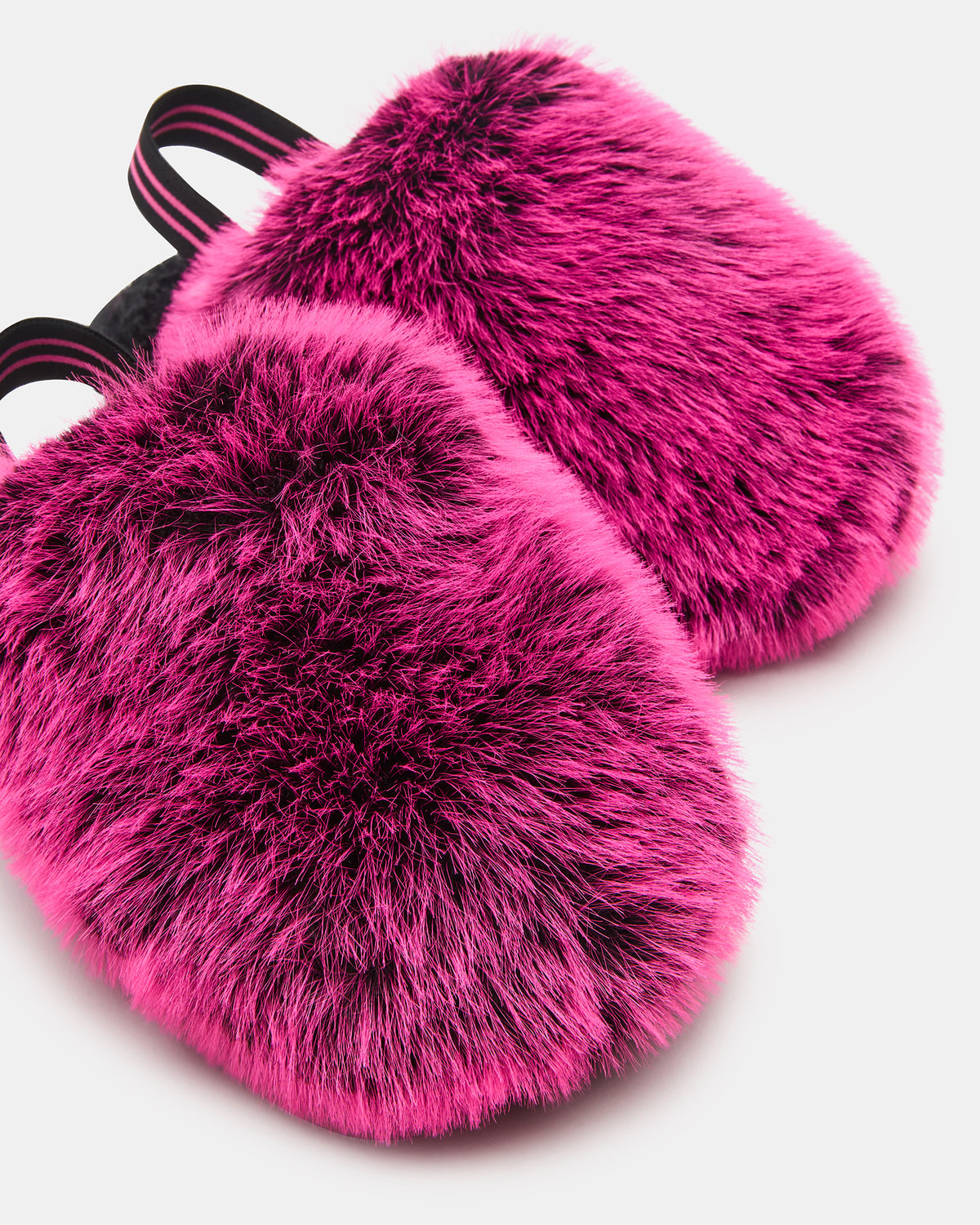 Kids' POOF Fushia Slip-On Faux Fur Girls' Flat | Steve Madden discount