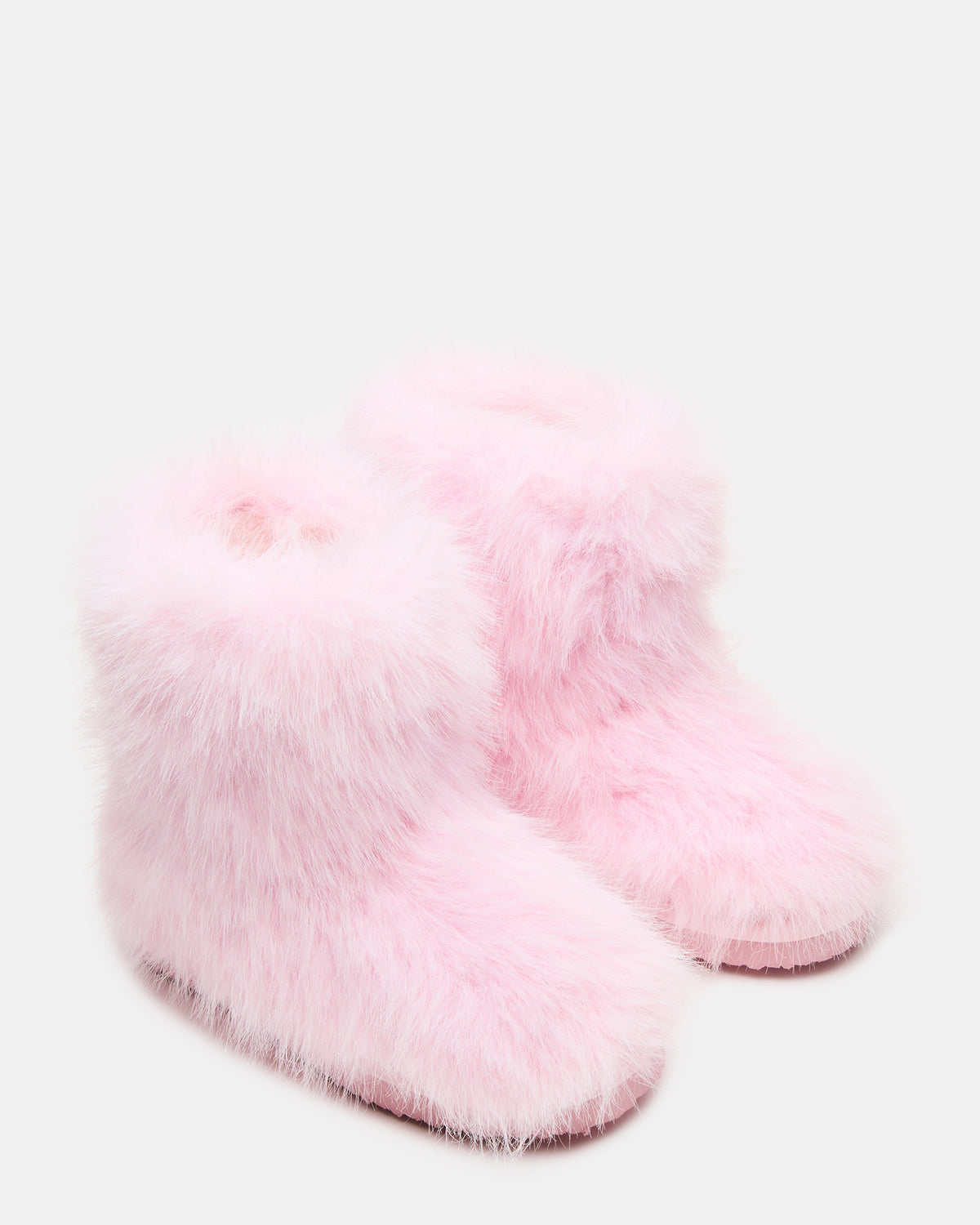 Kids' BEASTIE Pink Faux Fur Girls' Ankle Boot | Steve Madden online