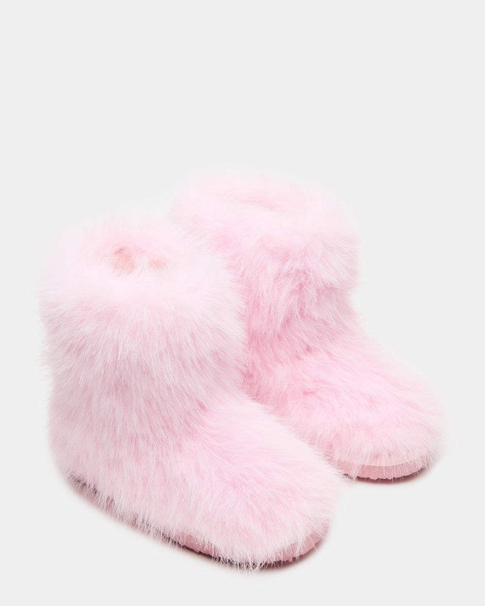 Kids' BEASTIE Pink Faux Fur Girls' Ankle Boot | Steve Madden online