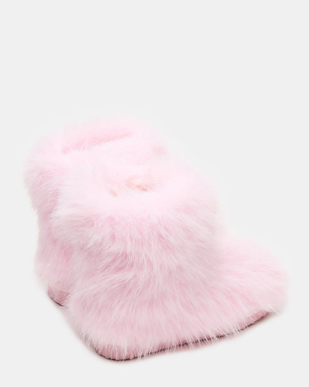 Kids' BEASTIE Pink Faux Fur Girls' Ankle Boot | Steve Madden online