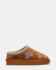 Kids' SELENA Cognac Multi Girls' Slip-On Mule Flat | Steve Madden US