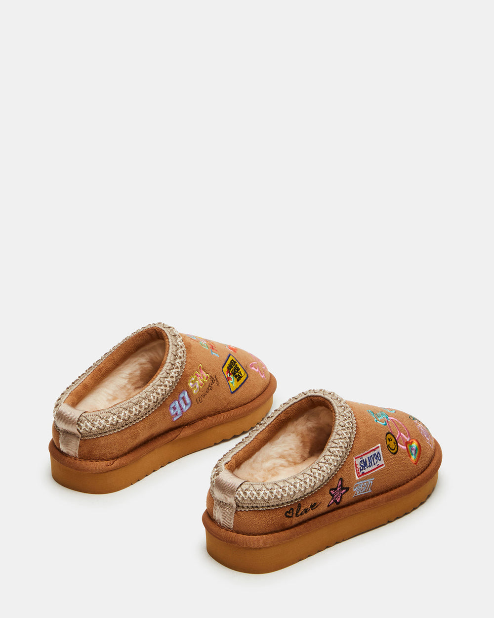 Kids' SELENA Cognac Multi Girls' Slip-On Mule Flat | Steve Madden US